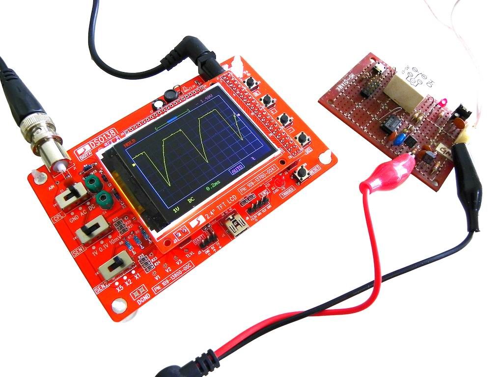 Messing with the DSO138. A $25 oscilloscope